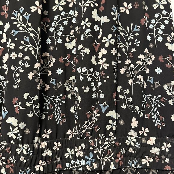 Ted Baker Women 1 4 Jumpsuit Marcila Hazel Halter Neck Wide Leg Black Multi New - Picture 7 of 15